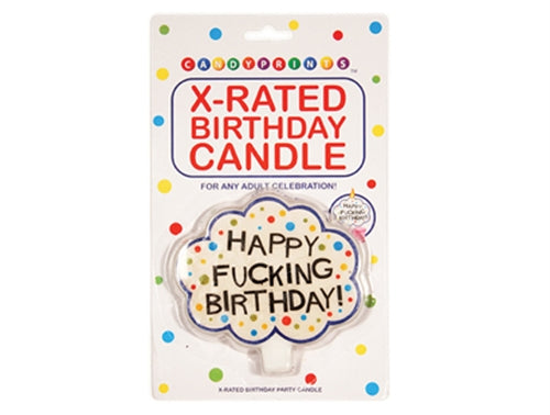 X-Rated Birthday Candle CP-549