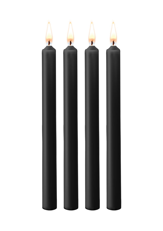 Teasing Wax Candles Large - Blk - 4-Pack OU489BLK