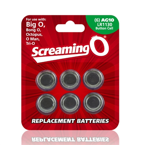 Replacement Batteries - 6 Pack - Each - AG10 - LR1130 - Button Cell BAT6-110AE