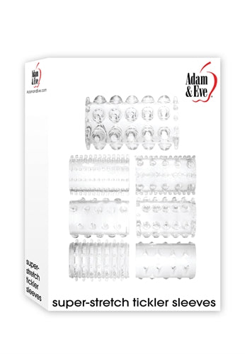 Adam and Eve Super Stretch Sleeves - Clear AE-RD-6987-2
