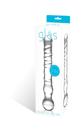 Joystick Clear Glass Dildo GLAS-82