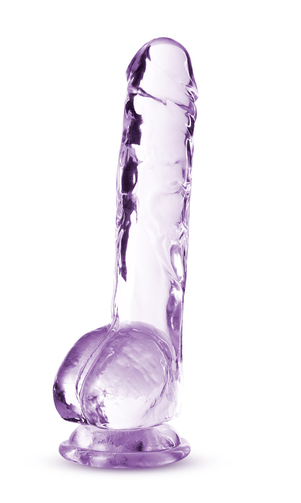 Naturally Yours - 8 Inch Crystalline Dildo - Amethyst BL-51501