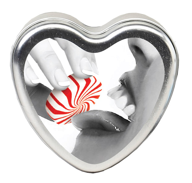 Edible Heart Candle - Mint - 4 Oz. EB-HSCK008