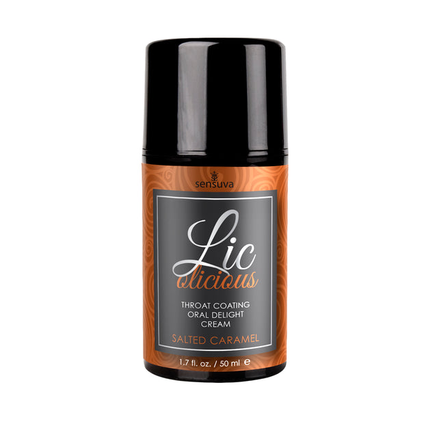 Lic-O-Licious Salted Caramel Throat Coating Oral Delight Cream - 1.7 Fl. Oz. / 50 ml SEN-VL476