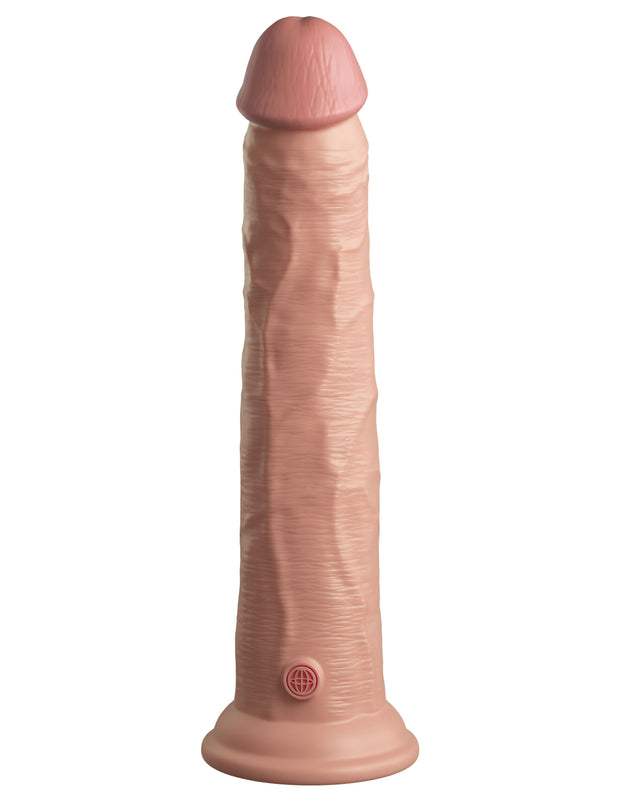 King Cock Elite 10 Inch Dual Density Silicone Cock - Light PD5774-21