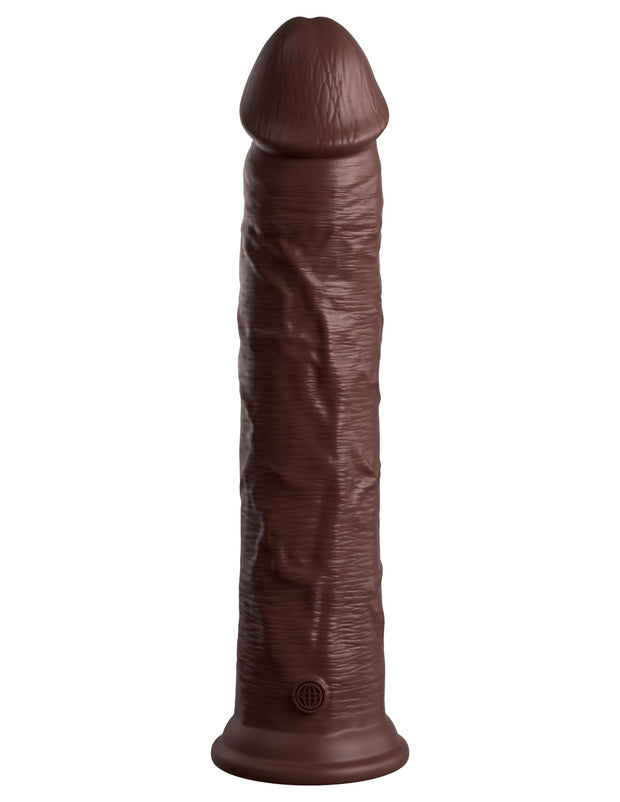 King Cock Elite 11 Inch Silicone Dual Density Cock - Brown PD5775-29