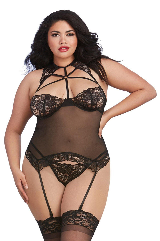 Night Life Bustier & G-String - Layla Undercover Lingerie