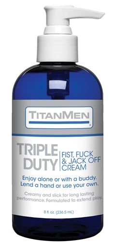 Titanmen Triple Duty Fist, Fuck and Jack Off Cream - Bulk - 8 Fl. Oz. DJ3900-07-BU