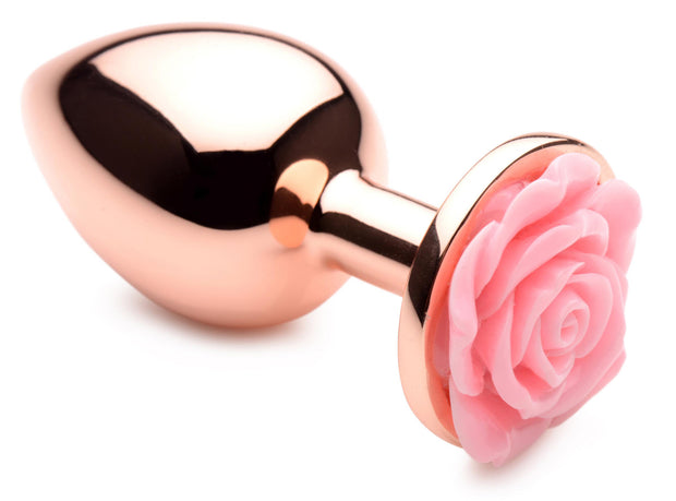 Pink Rose Gold Anal Plug - Large BTYS-AG855-LRG