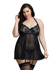 Mesmerizing Baby Doll & Thong - Layla Undercover Lingerie