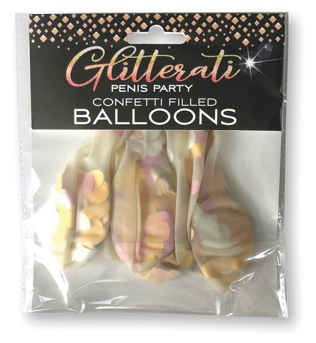 Glitterati Penis Party Confetti Balloon CP-1032